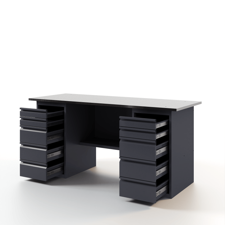 GREENBERG Верстак с двумя тумбами с ящиками 2000мм VERSTAK_Y2_2000