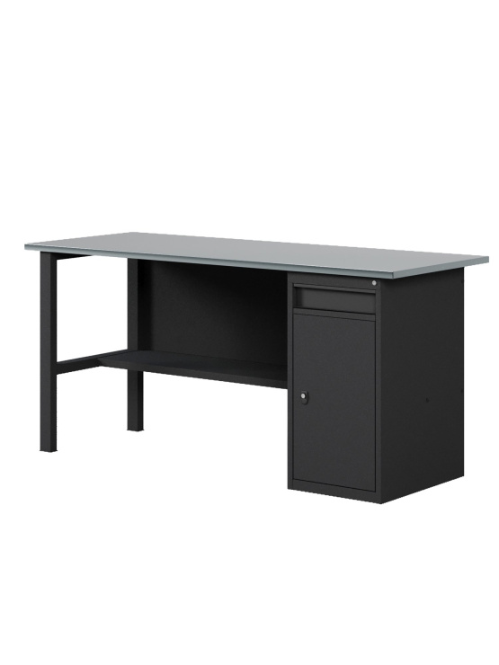 GREENBERG BLACK Верстак-стол с тумбой/ящик 2000мм VERSTAK_BLACK_W1_2000