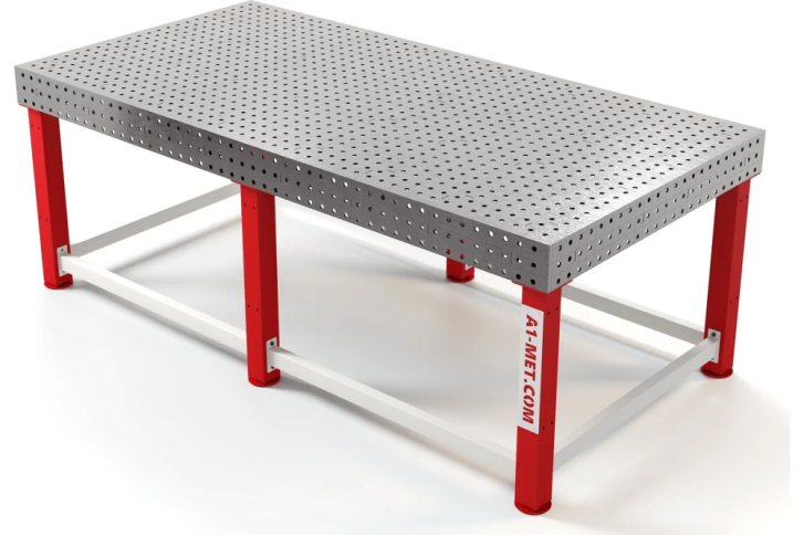 GREENBERG Стол сварочный 1200х2400 Красный