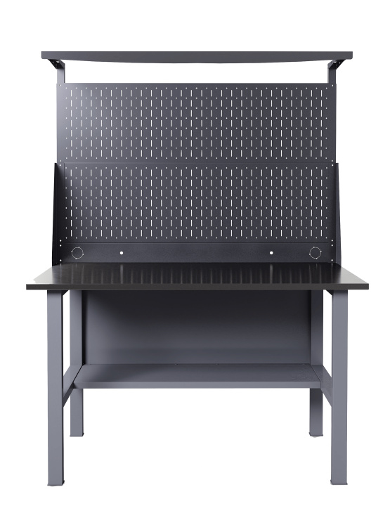 GREENBERG Верстак с перфопанелью двойной 1400мм VERSTAK_Т0_P2_1400