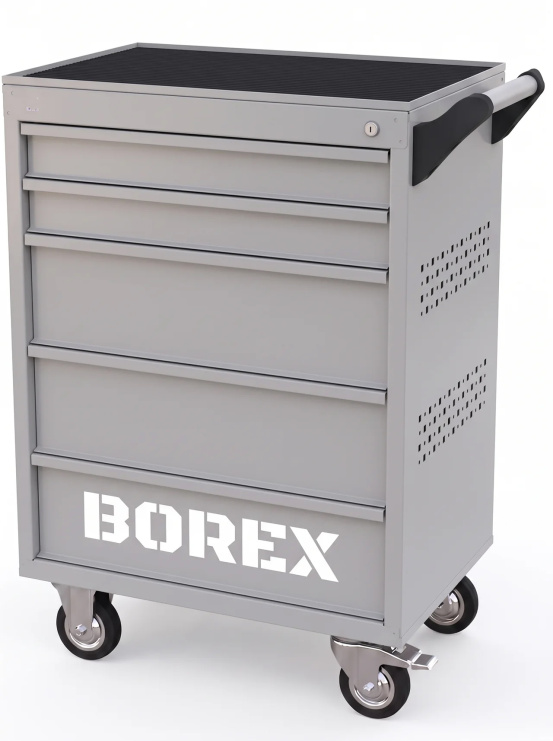 GREENBERG SILVER Тележка инструментальная с ящиками TELEGKA_SILVER_Y
