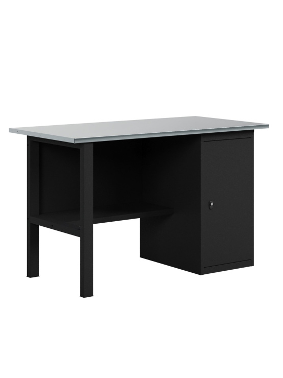 GREENBERG BLACK Верстак-стол с тумбой 1200мм VERSTAK_BLACK_Т1_1200