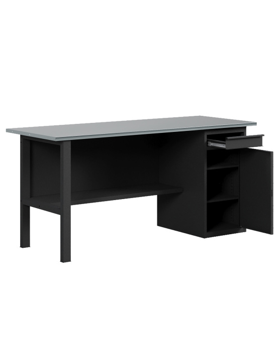 GREENBERG BLACK Верстак-стол с тумбой/ящик 2000мм VERSTAK_BLACK_W1_2000