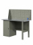 GREENBERG OLIVE Верстак с перфопанелью одинарной с тумбой 1200мм VERSTAK_OLIVE_Т1_P1_1200