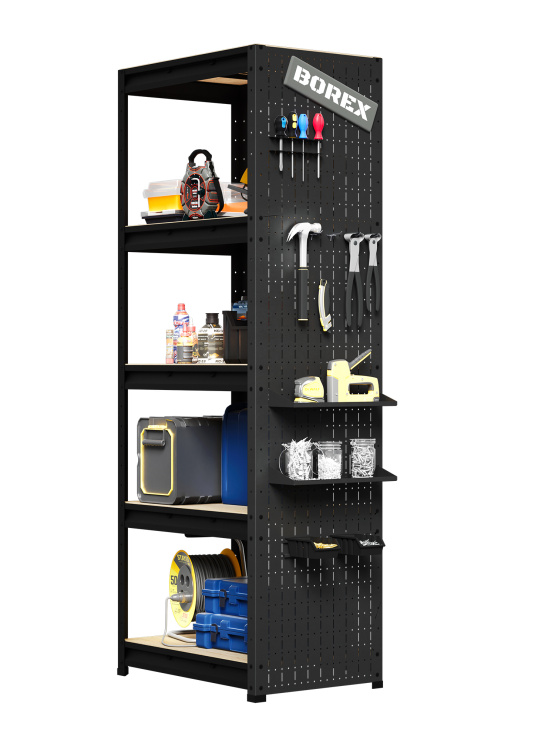 BOREX Стеллаж 750мм с перфопанелью BOREX_STELLAG_PERF-750