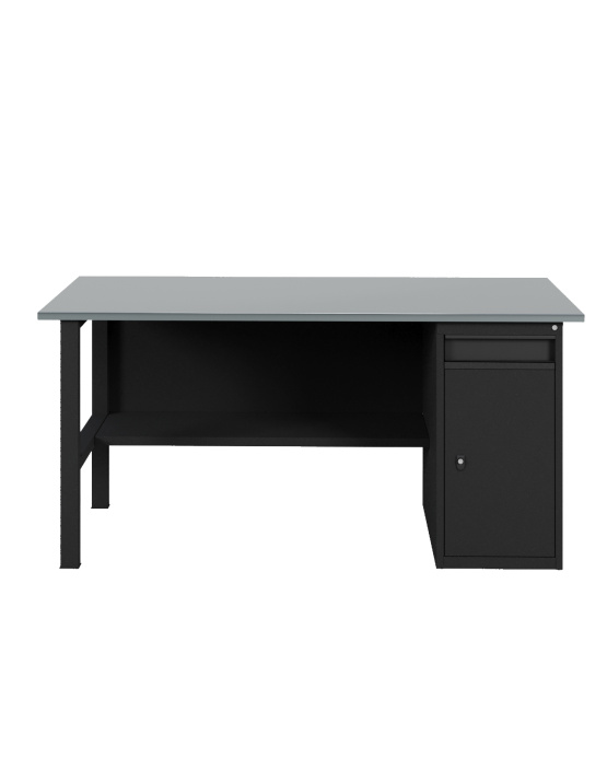 GREENBERG BLACK Верстак-стол с тумбой/ящик 2000мм VERSTAK_BLACK_W1_2000