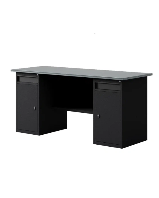 GREENBERG BLACK Верстак-стол с двумя тумбами/ящик 1800мм VERSTAK_BLACK_W2_1800