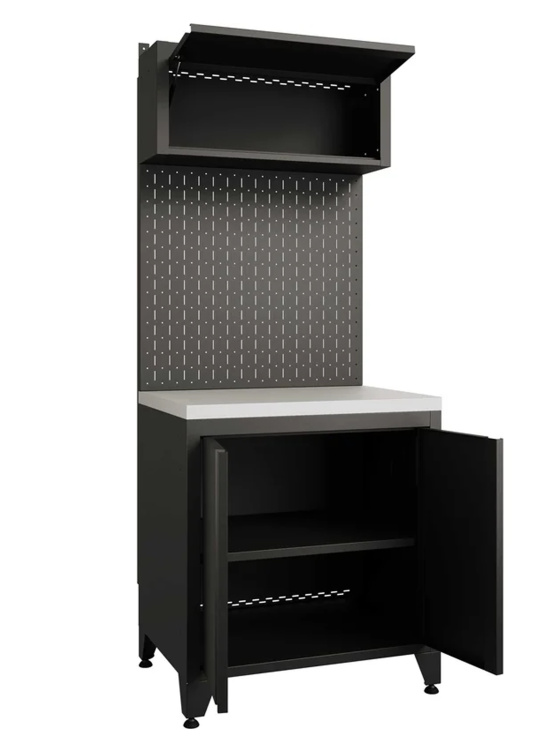 BOREX Тумба с дверцами + шкафчик с подъёмной дверью TD-P2-S1