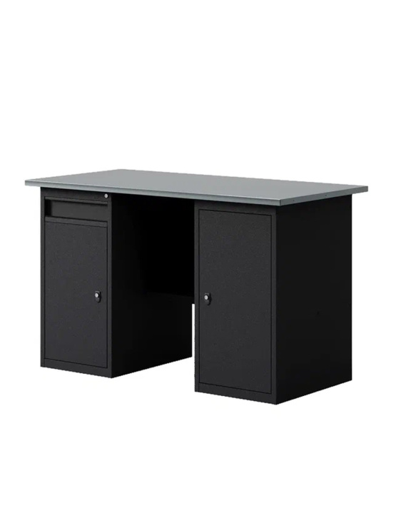 GREENBERG BLACK Верстак-стол с тумбой с дверцей и тумбой/ящик 1400мм VERSTAK_BLACK_WT_1400