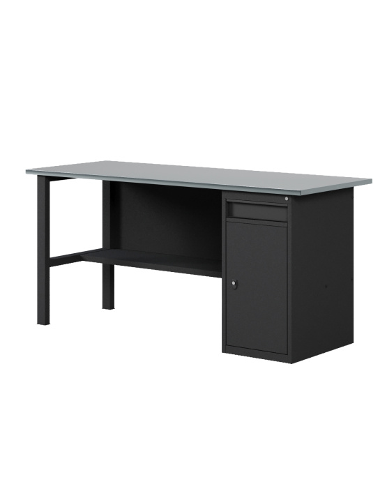 GREENBERG BLACK Верстак-стол с тумбой/ящик 2000мм VERSTAK_BLACK_W1_2000