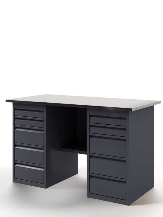 GREENBERG Верстак с двумя тумбами с ящиками 1600мм VERSTAK_Y2_1600