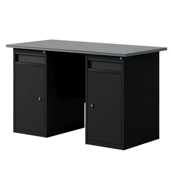 GREENBERG BLACK Верстак-стол с двумя тумбами/ящик 1400мм VERSTAK_BLACK_W2_1400