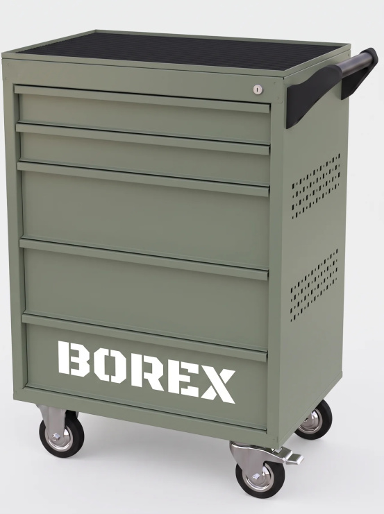 GREENBERG OLIVE Тележка инструментальная с ящиками TELEGKA_OLIVE_Y