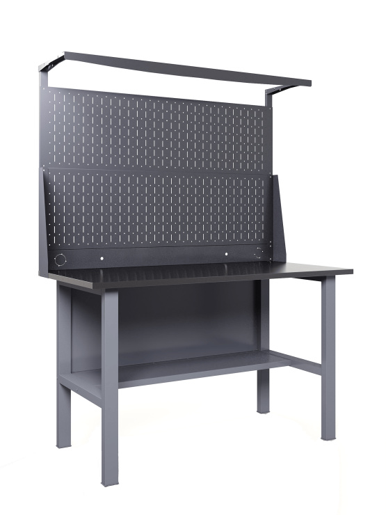 GREENBERG Верстак с перфопанелью двойной 1400мм VERSTAK_Т0_P2_1400