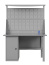 GREENBERG SILVER Верстак с перфопанелью двойной с тумбой 1200мм VERSTAK_SILVER_Т1_P2_1200