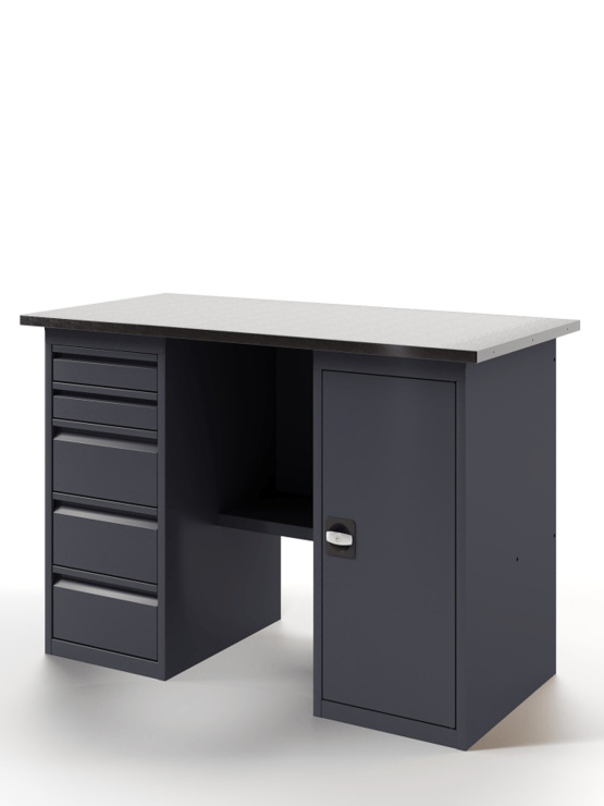 GREENBERG Верстак с тумбой и ящиками 1400мм VERSTAK_ТY_1400