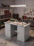 GREENBERG SILVER Верстак с двумя тумбами 1400мм VERSTAK_SILVER_Т2_1400
